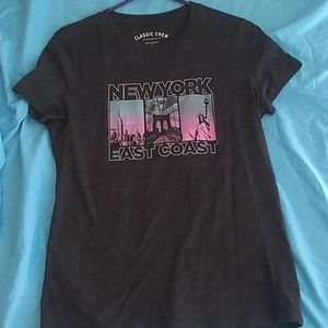 New York shirt. Warren only once.